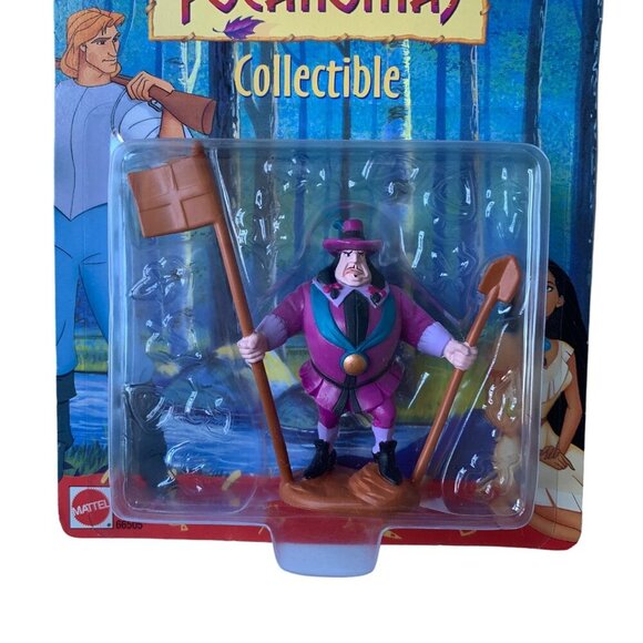 Mattel Disney Pocahontas John Ratcliffe Figure Vintage New - Picture 2 of 4